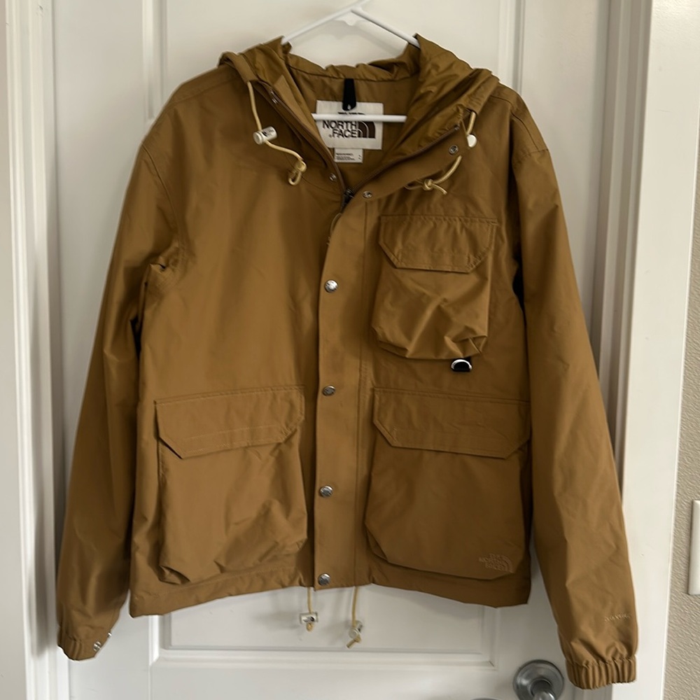 The North Face rain jacket.